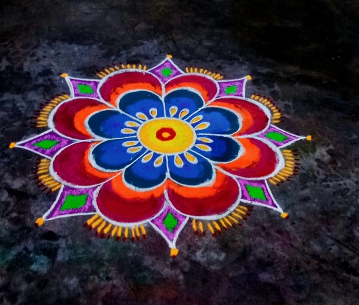 janmashtami rangoli