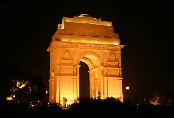 india Gate night