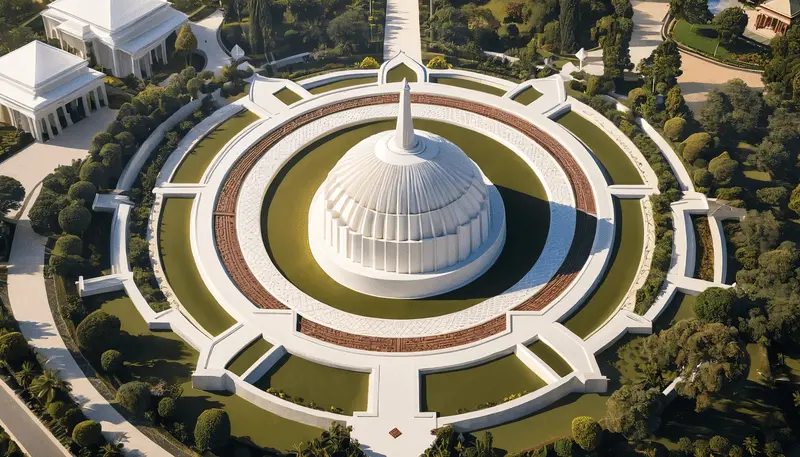 acrchitectural beauty of bahai temple