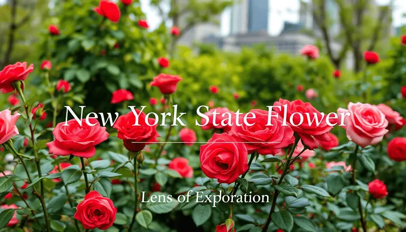 Exploration of New York State Flower The Rose