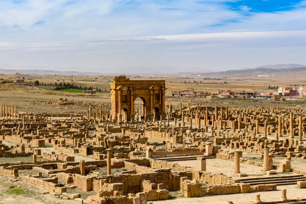 Exploring Timgad world heritage site