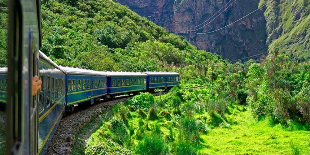 Taking a Train from Cusco to Machu Picchu