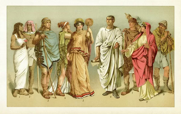 Accessories and Hairstyles in Ancient Greek Clothing